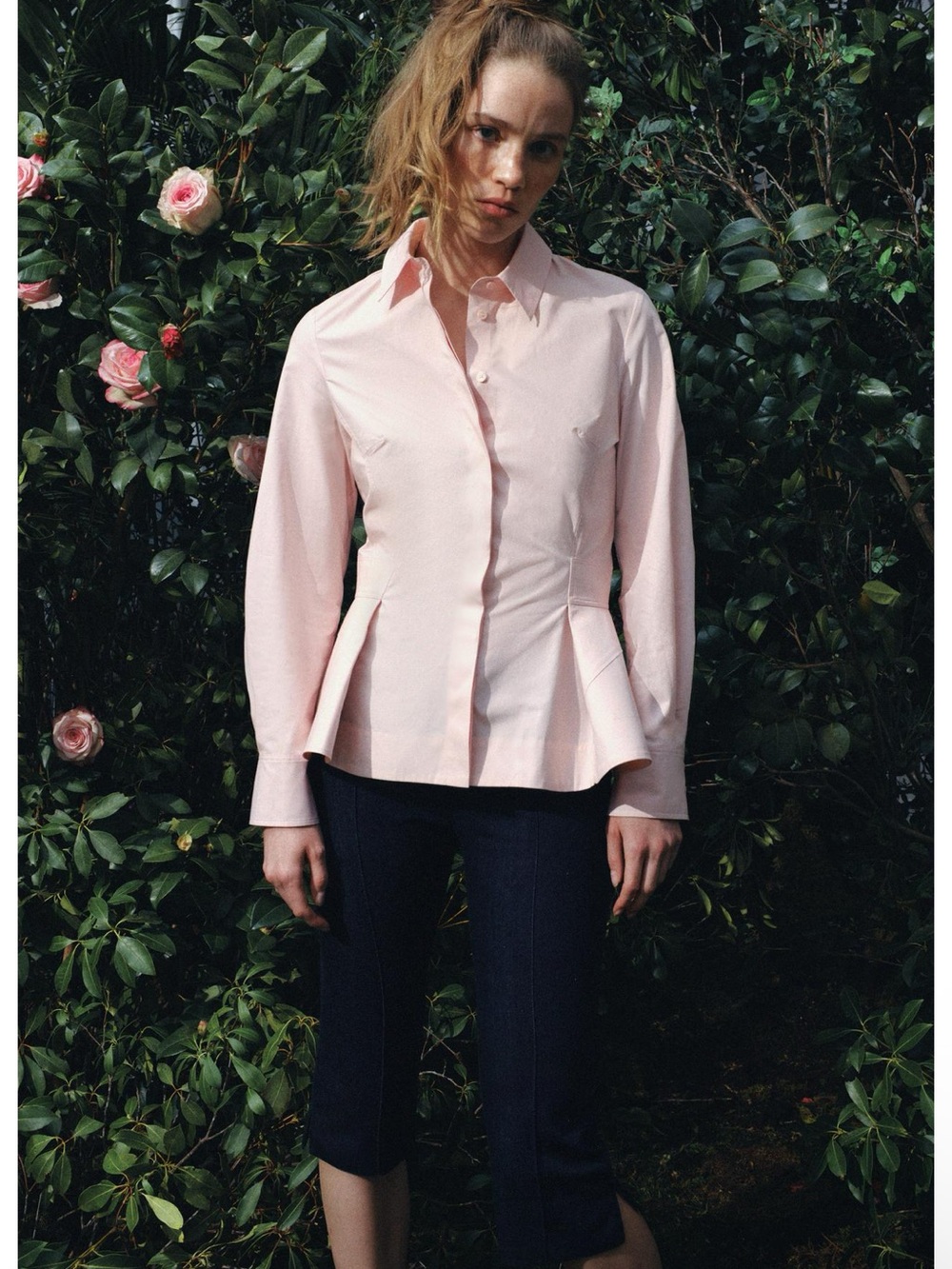 ZARA ZW COLLECTION POPLIN PEPLUM SHIRT SIZE XS - Picture 6 of 12